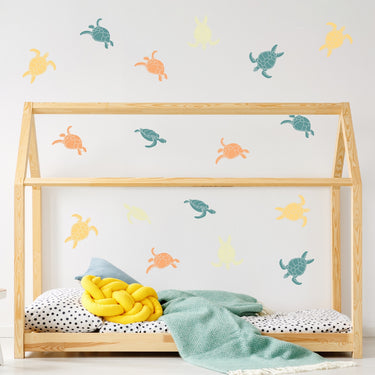 Neutral Turtles Wall Decals